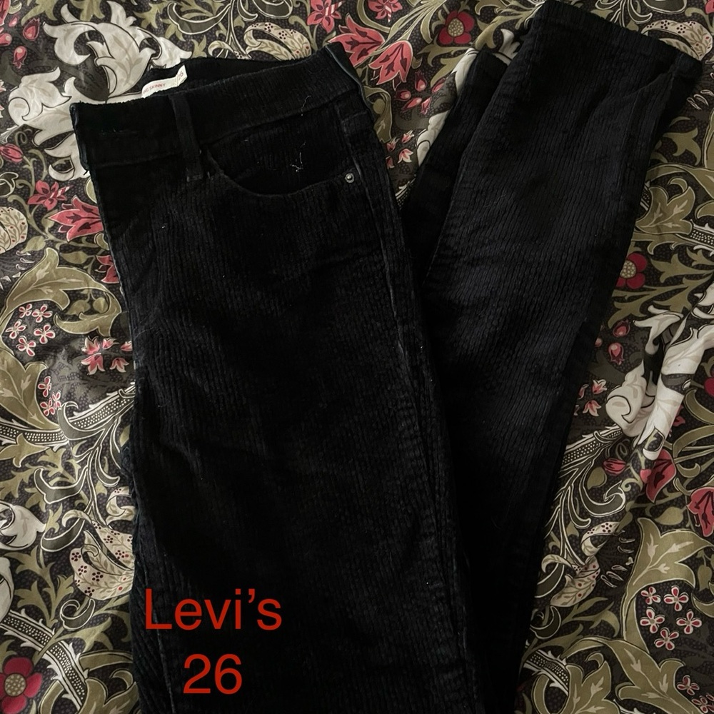 Levi's Black Corduroy Pants